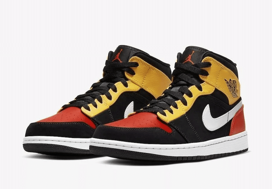 Men's Air Jordan 1 Retro High Og "raygun" Black/amarillo Shoes