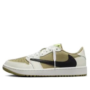 Travis Scott x Air Jordan 1 Low Golf “Olive” Men’s Golf Shoes