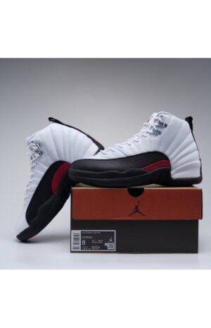 Nike Air Jordan 12 Retro “Taxi” – Black/White-Taxi-University Red