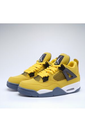 Air Jordan 4 Retro “Lightning” – 2021 Remaster – Yellow/Grey/White