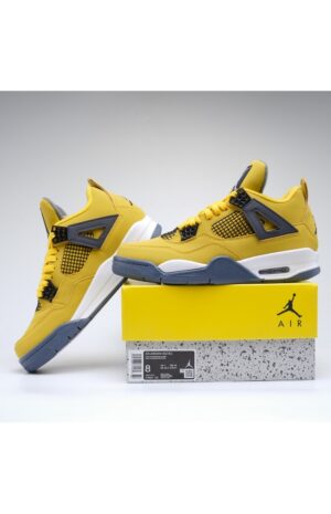 Air Jordan 4 Retro “Lightning” – 2021 Remaster – Yellow/Grey/White