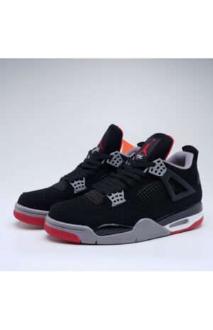 Air Jordan 4 Retro “Bred” 2019 (GS) – Black/Cement Grey-Fire Red