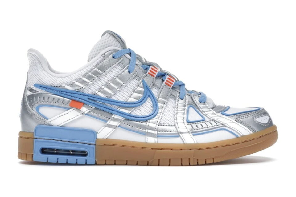 Nike Air Rubber Dunk X Off-white Unc (blue) - Durable Rubber Upper