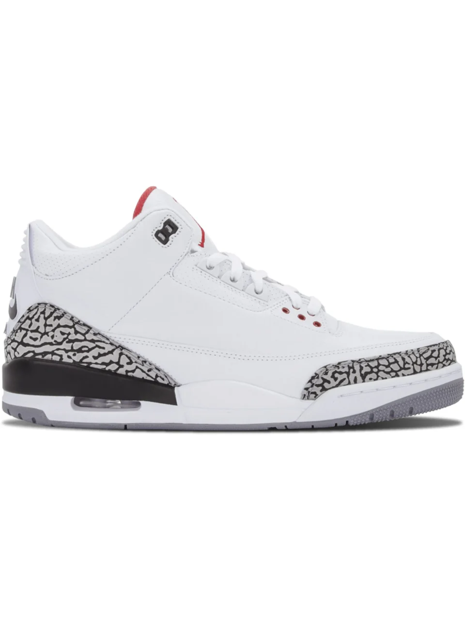 Air Jordan 3 Retro Gs "white Cement 88" (2013) - Og Details