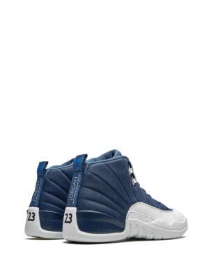 Air Jordan 12 Retro Indigo Basketball Shoes – Leather Upper