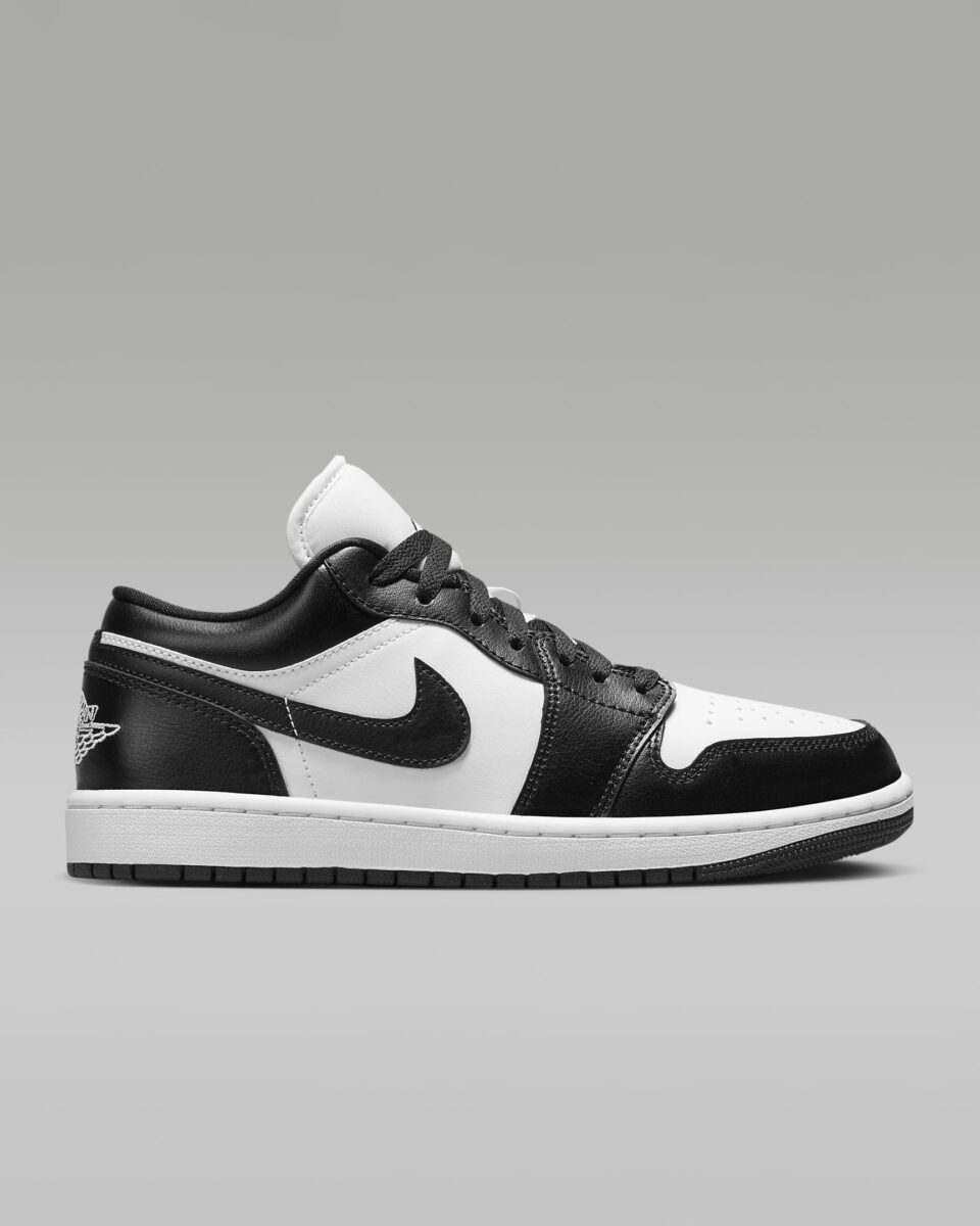 Air Jordan 1 Low "panda" - Classic Black And White Colorway