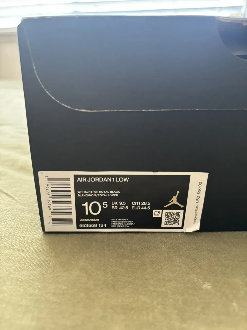 Air Jordan 1 Low Game Royal - Classic Leather Sneakers