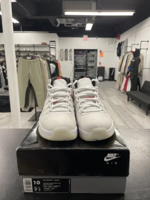 Air Jordan 11 Retro Platinum Tint Sneakers – Reflective Upper