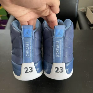 Air Jordan 12 Retro Indigo Basketball Shoes – Leather Upper