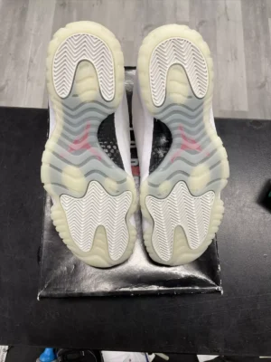 Air Jordan 11 Retro Platinum Tint Sneakers – Reflective Upper