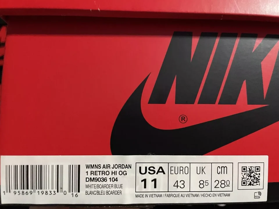Air Jordan 1 High Og Denim Sneakers - High-top Design