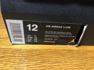 Air Jordan 1 Low “University Gold” – Premium Leather