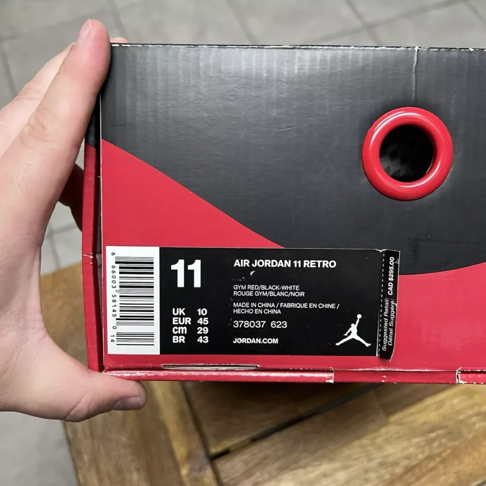 Air Jordan 11 Retro "win Like '96" - Gym Red Accents