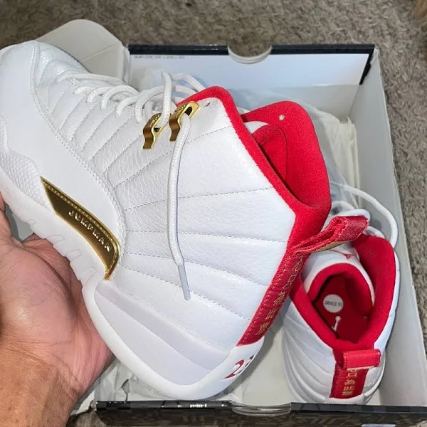 Air Jordan 12 Fiba Basketball Shoes - Leather Upper
